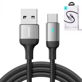 JOYROOM cavo dati USB-A a USB-C, 3A, 1,2m, nero (S-UC027A10)