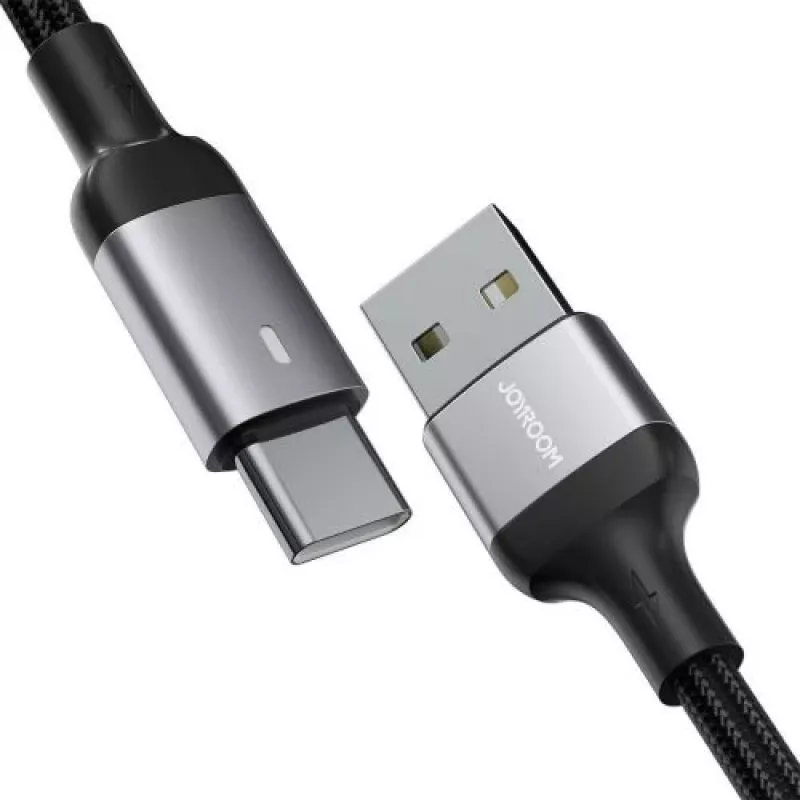 JOYROOM cavo dati USB-A a USB-C, 3A, 1,2m, nero (S-UC027A10)