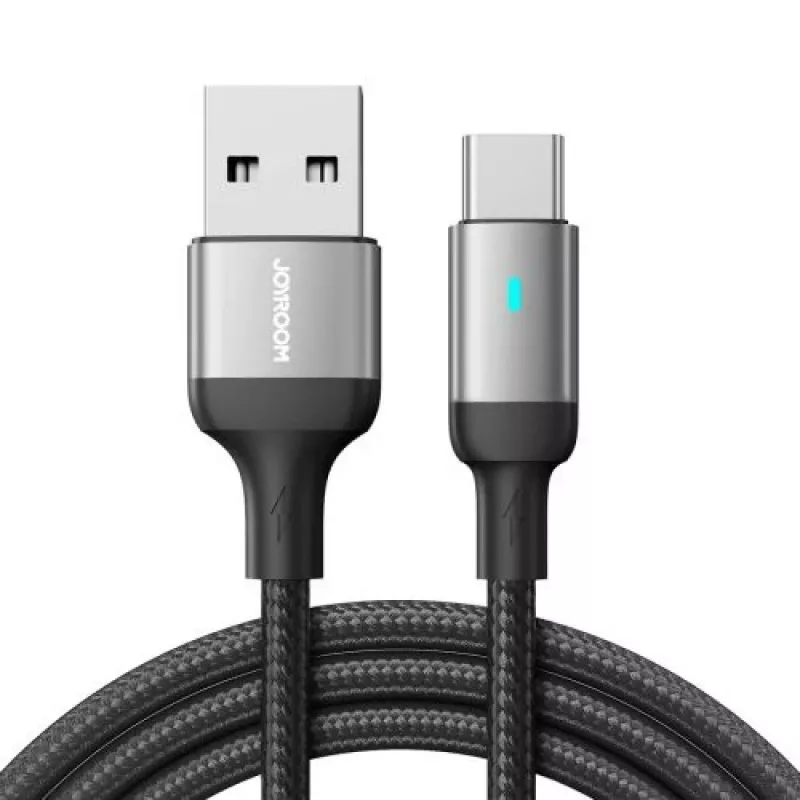 JOYROOM cavo dati USB-A a USB-C, 3A, 1,2m, nero (S-UC027A10)