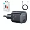 Joyroom caricabatterie mini USB-C 20W PD con cavo USB-C a Lightning - nero