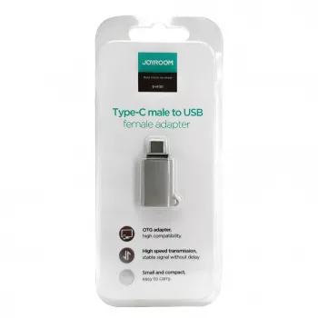 Joyroom adattatore USB-C maschio a USB-A femmina Mini S-H151 argento
