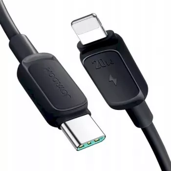 JOYROOM Cavo USB-C a Lightning Serie Multi-Color A14, 20W, 480 Mbps, 1,2 m, nero (S-CL020A111B)