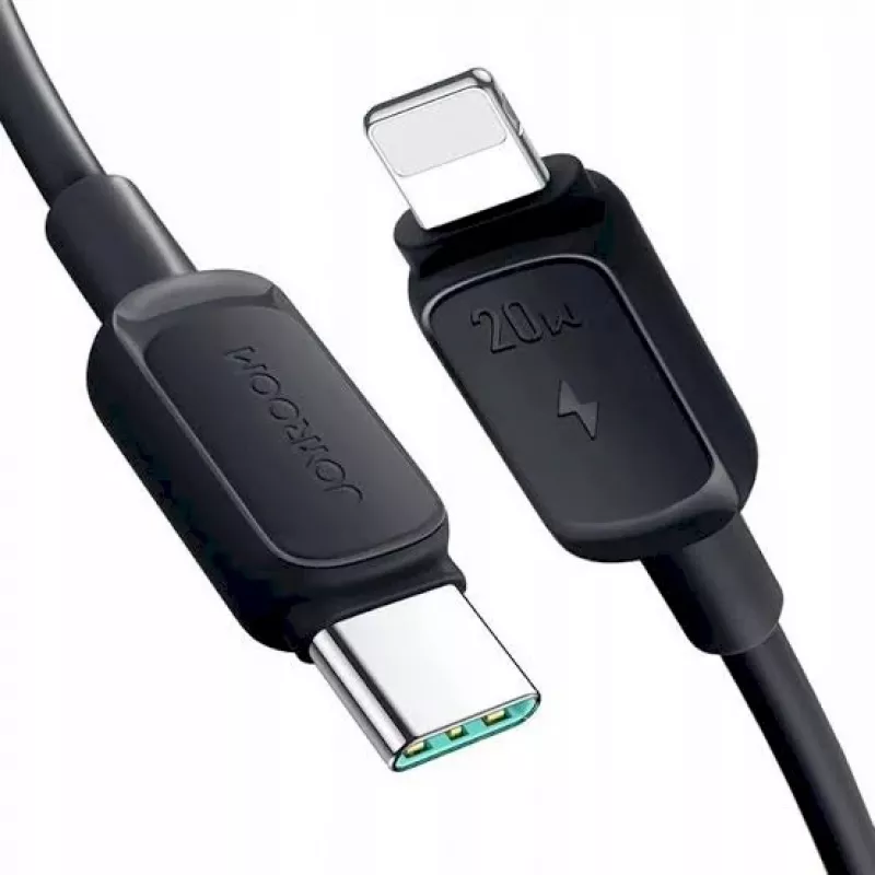 JOYROOM Cavo USB-C a Lightning Serie Multi-Color A14, 20W, 480 Mbps, 1,2 m, nero (S-CL020A111B)