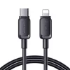 JOYROOM Cavo USB-C a Lightning Serie Multi-Color A14, 20W, 480 Mbps, 1,2 m, nero (S-CL020A111B)