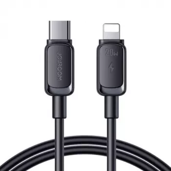 JOYROOM Cavo USB-C a Lightning Serie Multi-Color A14, 20W, 480 Mbps, 1,2 m, nero (S-CL020A111B)