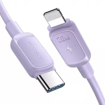 JOYROOM cavo USB-C a Lightning serie Multi-Color A14, 20W PD, 480 Mbps, 1,2 m, viola (S-CL020A11P)