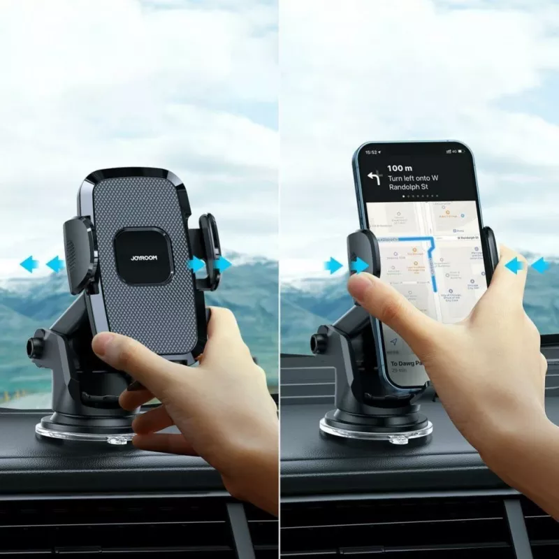 Joyroom supporto per auto da parabrezza e cruscotto per smartphone da 4,7-7 pollici