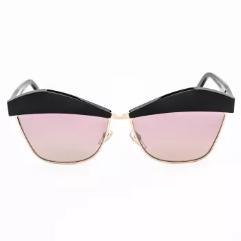 JPLUS Donna JP5076-01 Occhiali da sole - Montatura in acetato quadrata - Protezione UV400 - 58/13/145 mm
