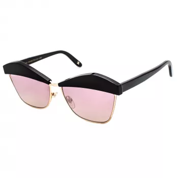 JPLUS Donna JP5076-01 Occhiali da sole - Montatura in acetato quadrata - Protezione UV400 - 58/13/145 mm