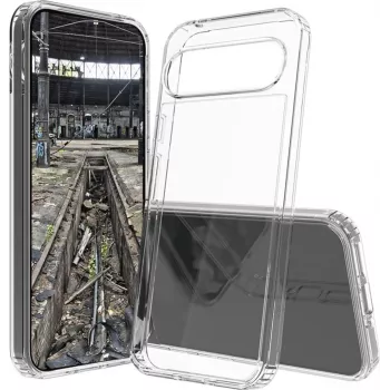 JT Berlin BackCase Pankow Clear per Google Pixel 9 e Pixel 9 Pro - custodia in TPU trasparente 11084