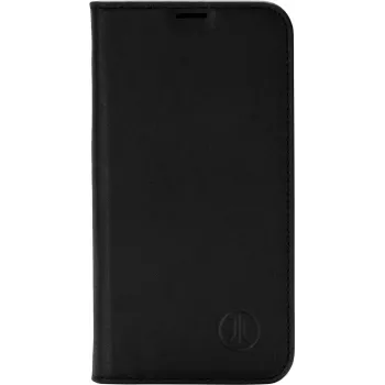 JT Berlin Tegel Custodia book in pelle vera per Apple iPhone 15 Plus, nero 11001