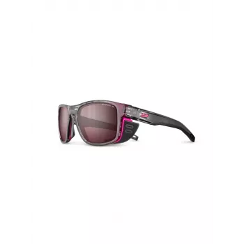 Julbo Shield M Spectron Polarized 3 HD occhiali da sole - grigio traslucido/rosa