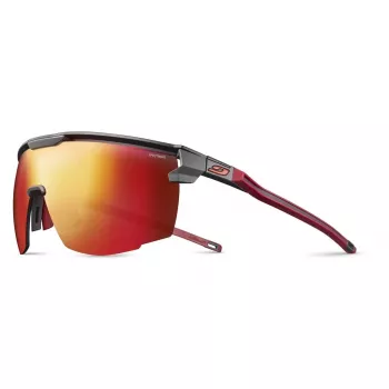 Julbo Ultimate SP3CF occhiali da sole - lenti Spectron 3 CF, categoria 3, montatura nera/rossa
