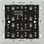 Jung 4008 TSM modulo pulsante, 1 polo, 250 V AC, 10 A, morsetti a vite, da incasso, bianco