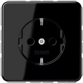 JUNG CD 1520 BFKI SW Placca per centrotavola, 1 modulo, nero