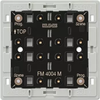 JUNG FM4004M modulo trasmettitore radio da parete, 4 canali, EnOcean 868,3 MHz, senza batteria