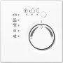 JUNG KNX termostato ambiente continuo con accoppiatore bus integrato, design LS, bianco alpino LS2178WW