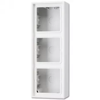 JUNG LS 583 A SW placca a bilanciere, nero, opaco, termoplastica, per interruttori e pulsanti serie LS