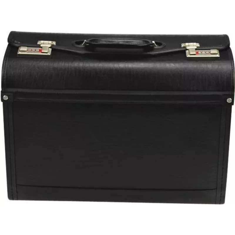 Trolley portadocumenti Alassio JÜSCHA in similpelle nero 28L laptop 15,6 pollici 45028