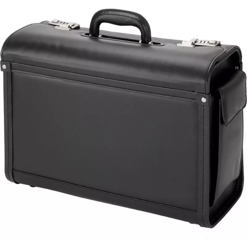 Trolley portadocumenti Alassio JÜSCHA in similpelle nero 28L laptop 15,6 pollici 45028