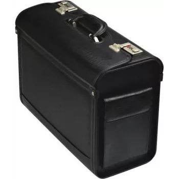 Trolley portadocumenti Alassio JÜSCHA in similpelle nero 28L laptop 15,6 pollici 45028