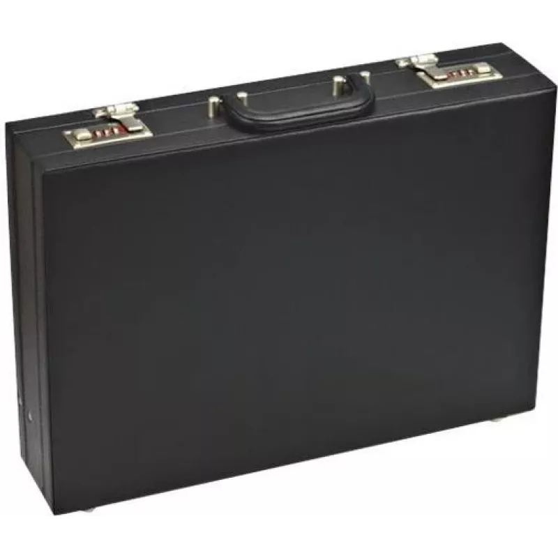 JÜSCHA Alassio PONTE 92300 Borsa portadocumenti, similpelle, nero, 44,5 x 33,0 x 10,0 cm