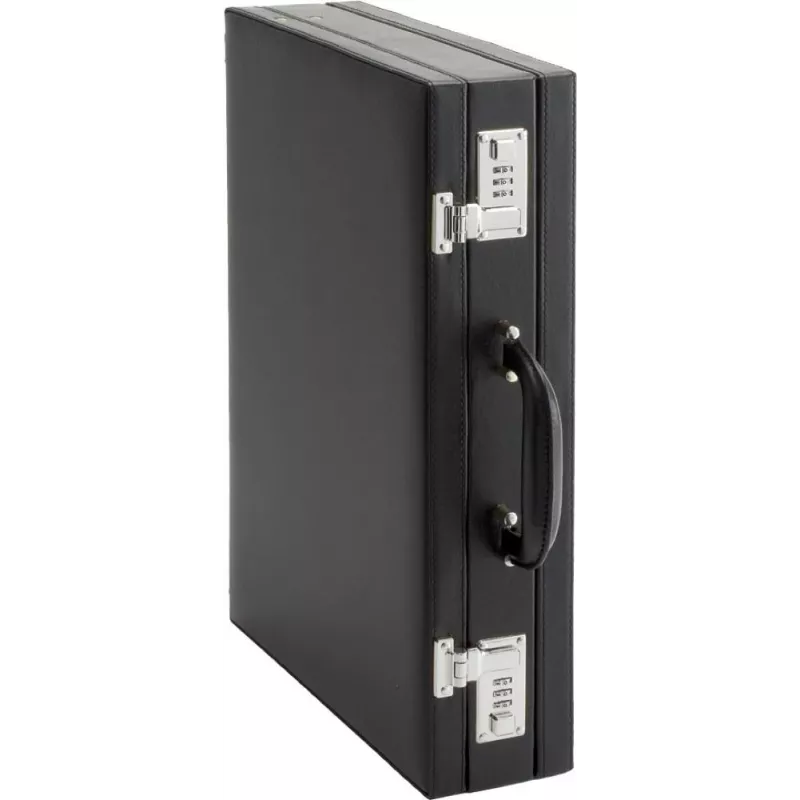 JÜSCHA Alassio PONTE 92300 Borsa portadocumenti, similpelle, nero, 44,5 x 33,0 x 10,0 cm