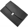 JÜSCHA Alassio UDINE raccoglitore ad anelli A4 in similpelle nero 40 mm dorso 2 anelli 25 mm 41014