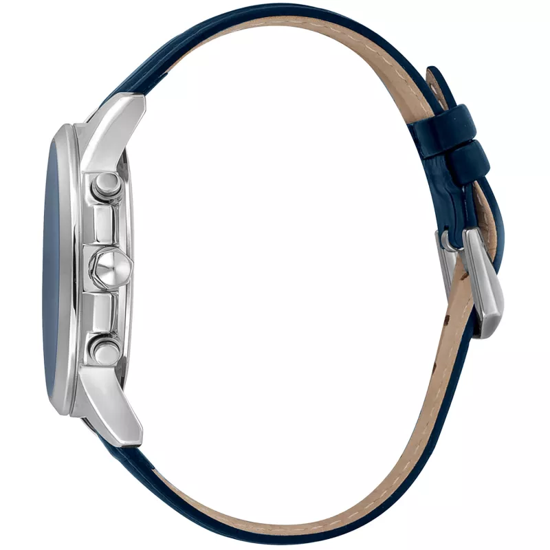 JUST CAVALLI MAN JC1G175L0225 Orologio al quarzo 42mm quadrante blu cinturino in pelle