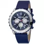 JUST CAVALLI UOMO JC1G214L0045 Orologio 44mm quadrante blu cinturino in pelle