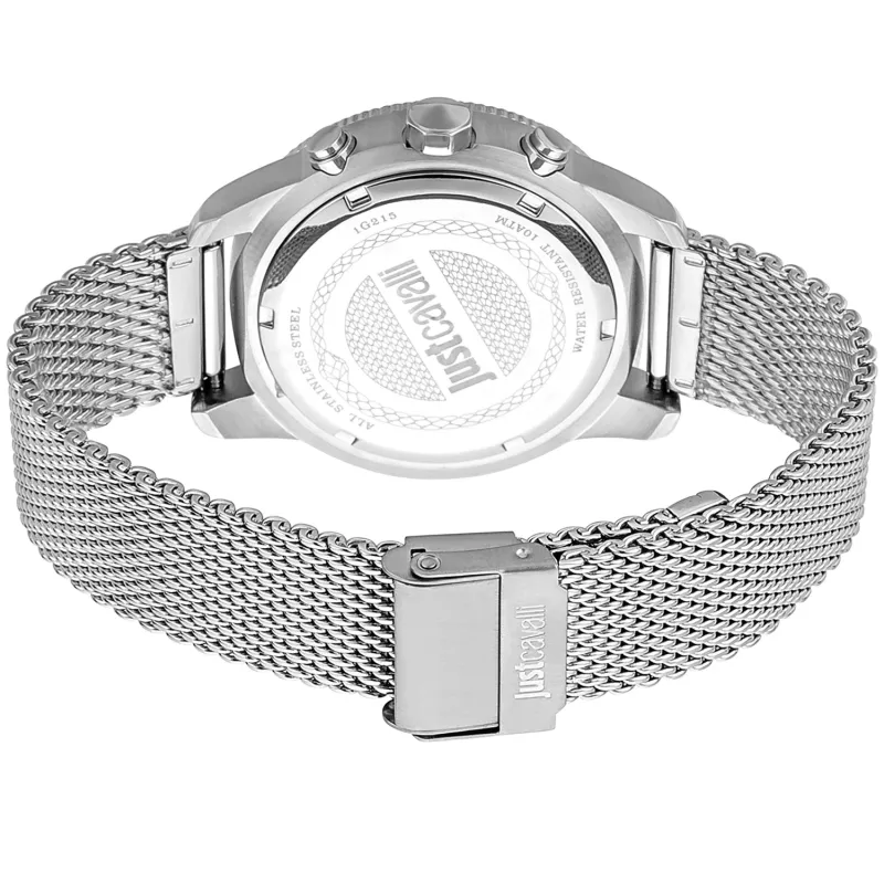 JUST CAVALLI UOMO JC1G215M0045 Orologio al quarzo 42mm acciaio inox