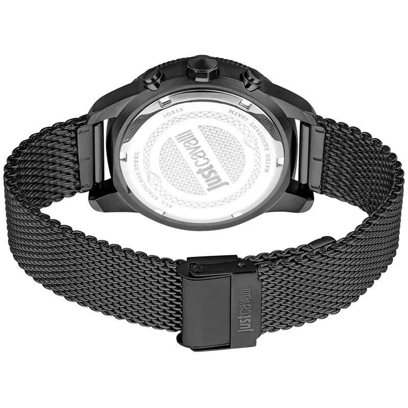 JUST CAVALLI MAN JC1G215M0065 42mm orologio con cinturino in acciaio mesh