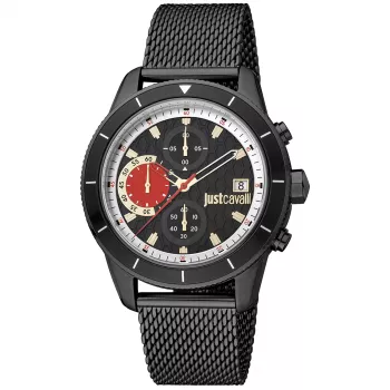 JUST CAVALLI uomo JC1G215M0075 41mm orologio al quarzo in acciaio inox