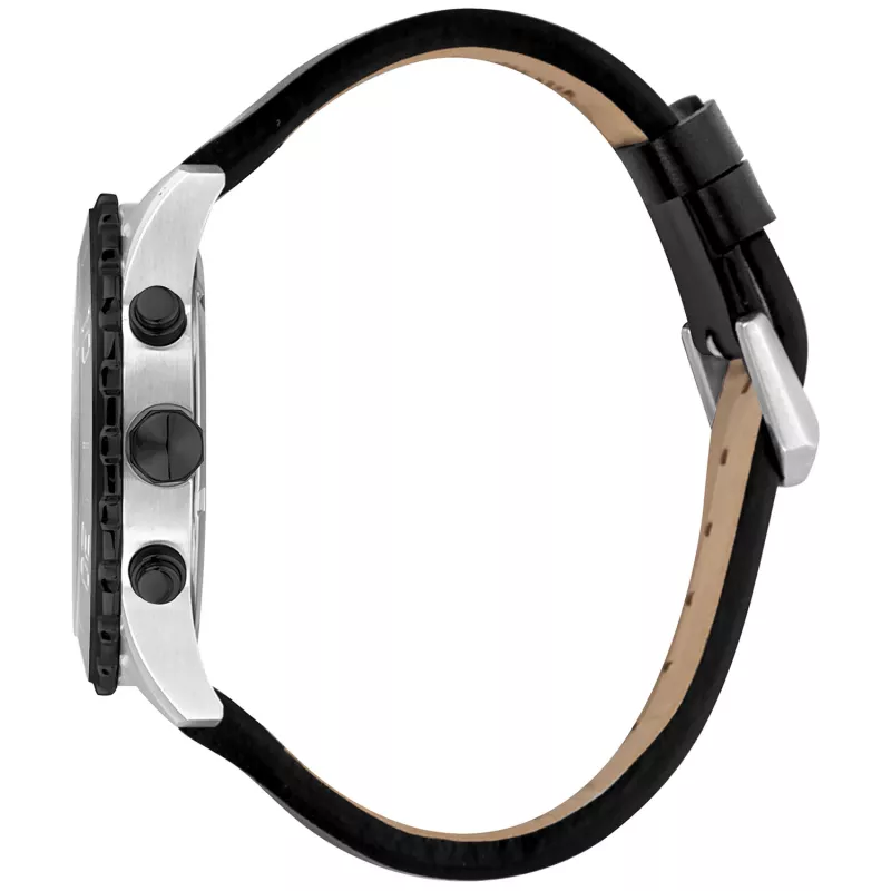 JUST CAVALLI MAN Orologio JC1G214L0035 (45mm) - quadrante nero, cinturino in pelle nera