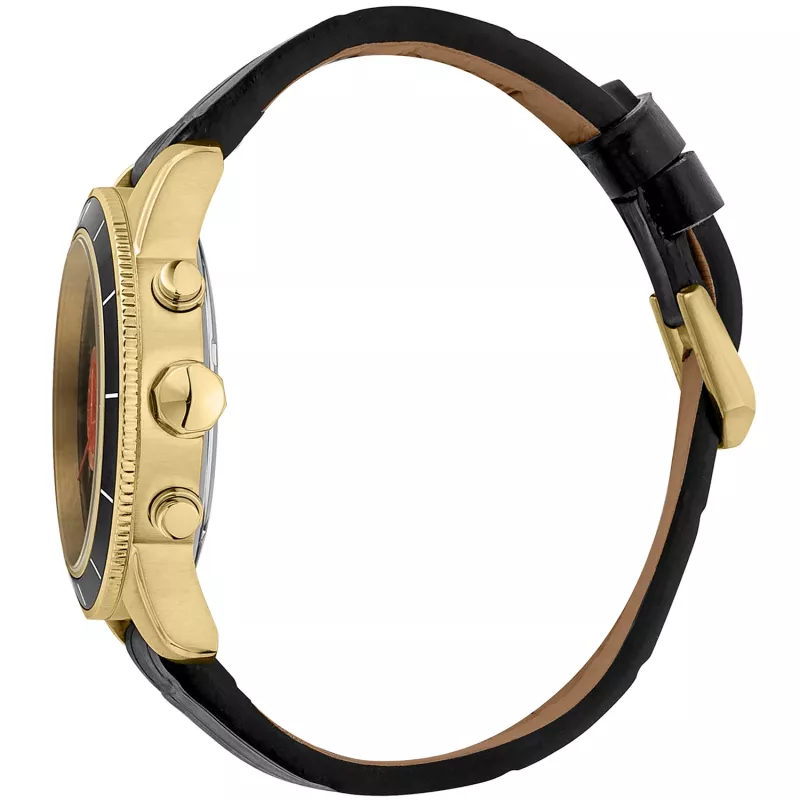 JUST CAVALLI UOMO Orologio JC1G215L0025 (42mm) - Quadrante nero, Cinturino in pelle