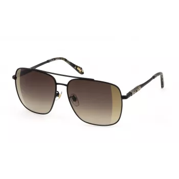 Occhiali da sole donna JUST CAVALLI SJC030-61305G - montatura nero lucido, lente grigio sfumato, 61 mm