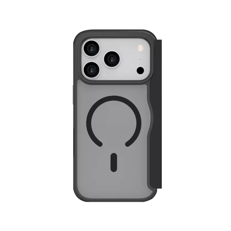 JUST MUST CHAMPION II FLIP CASE MAGSAFE per iPhone 17 Pro, nero