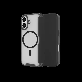 JUST MUST CHAMPION II MAGSAFE FLIP CASE per iPhone 17, nero