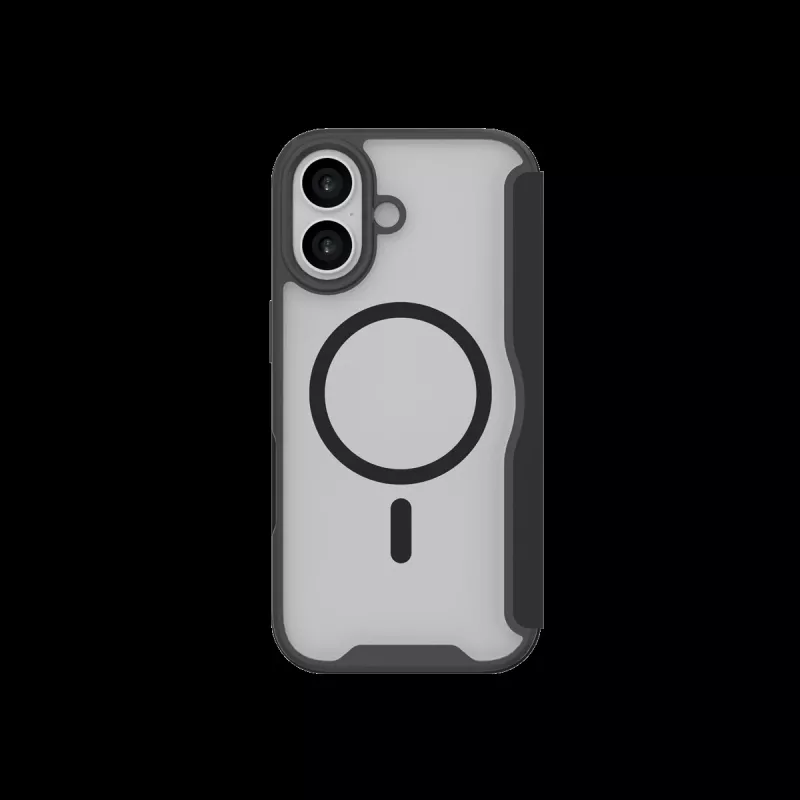 JUST MUST CHAMPION II MAGSAFE FLIP CASE per iPhone 17, nero