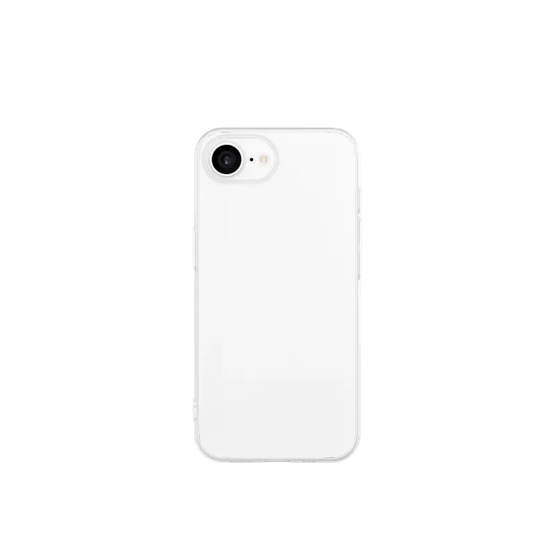 JUST MUST JM ANTI-BACTERIA TPU Case per iPhone 16e trasparente