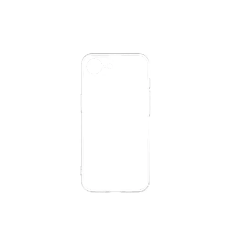 JUST MUST JM ANTI-BACTERIA TPU Case per iPhone 16e trasparente