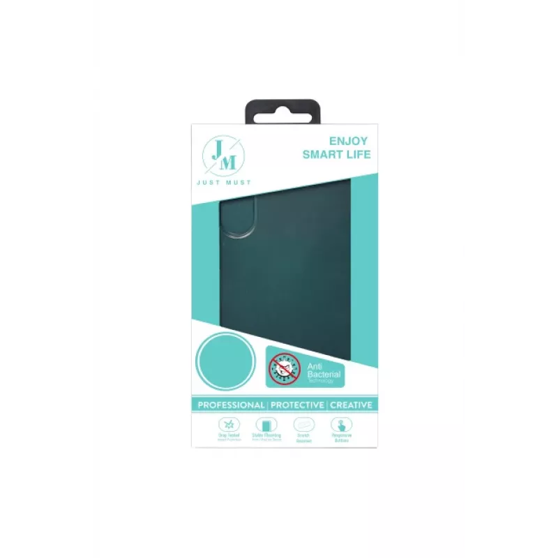 JUST MUST JM ANTI-BACTERIA Custodia TPU per Samsung Galaxy A25 - trasparente
