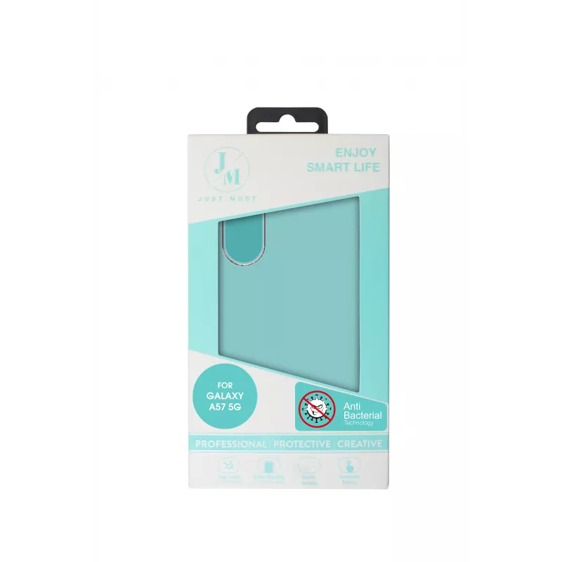 JUST MUST JM ANTI-BACTERIA TPU per Galaxy A57, trasparente