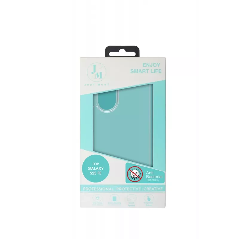 JUST MUST JM ANTI-BACTERIA TPU per Galaxy S25 FE Clear