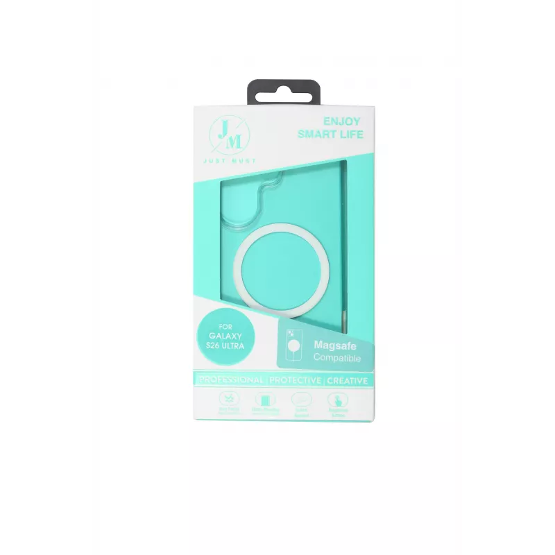 JUST MUST JM Crystal compatibile MagSafe per Galaxy S26 Ultra Clear