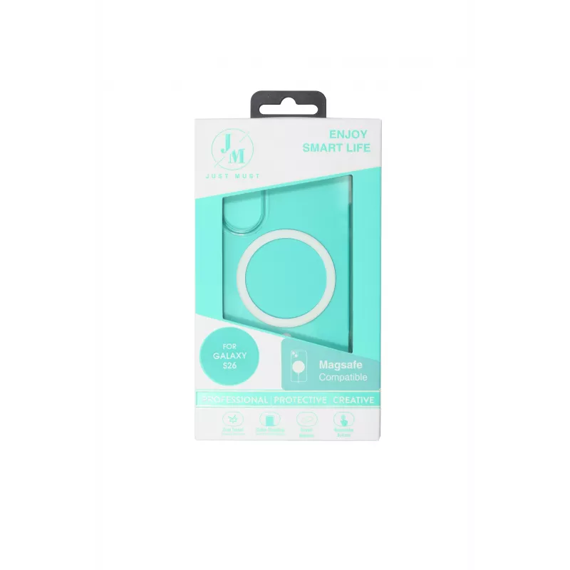 JUST MUST JM Crystal con MagSafe Galaxy S26 trasparente