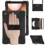 JUST MUST JM Rugged Case Grip per Samsung Galaxy Tab A11+ con tracolla nero
