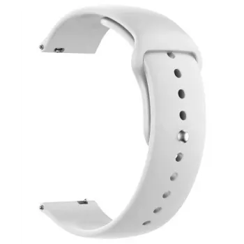 Just Must JM S1 Cinturino per Galaxy Watch 4, 22 mm, Bianco