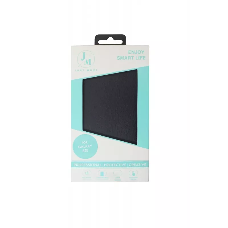 JUST MUST JM STAND FLIP CASE per Galaxy S25 nero