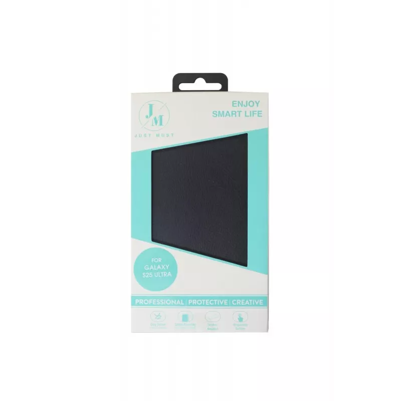 JUST MUST JM STAND FLIP CASE per Galaxy S25 Ultra nero